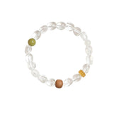 Muyu Xihe | Natural Raw Clear Quartz Bracelet – Emotional Balance & Clarity